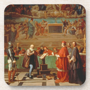 Dessous-de-verre Galileo Galilei (1564-1642) avant des membres de