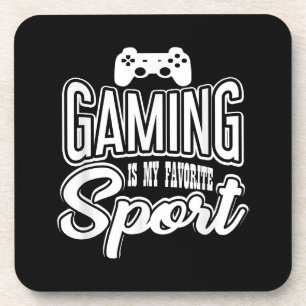 Dessous-de-verre Gamer - Jouer Est Mon Sport Préféré