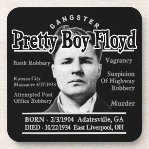 Dessous-de-verre Gangster Pretty Boy Floyd