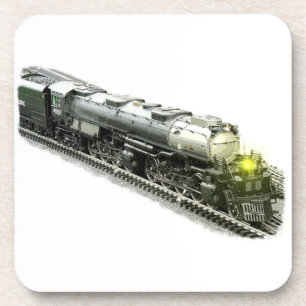 Dessous-de-verre Garçon de locomotive à vapeur grand