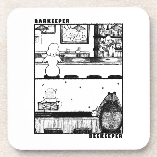 Dessous-de-verre Gardien et apiculteur (Devant)