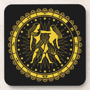 Dessous-de-verre Gemini - Symbole Zodiaque - Symbole - Horoscope