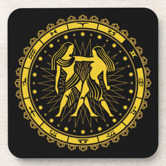 Dessous-de-verre Gemini - Symbole Zodiaque - Symbole - Horoscope