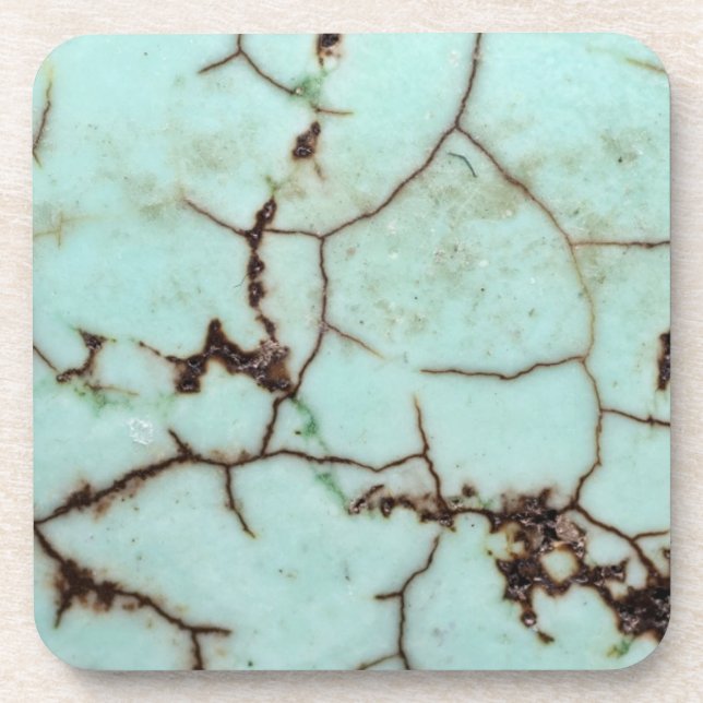 Dessous-de-verre Gemstone Series - Turquoise Cracked (Devant)