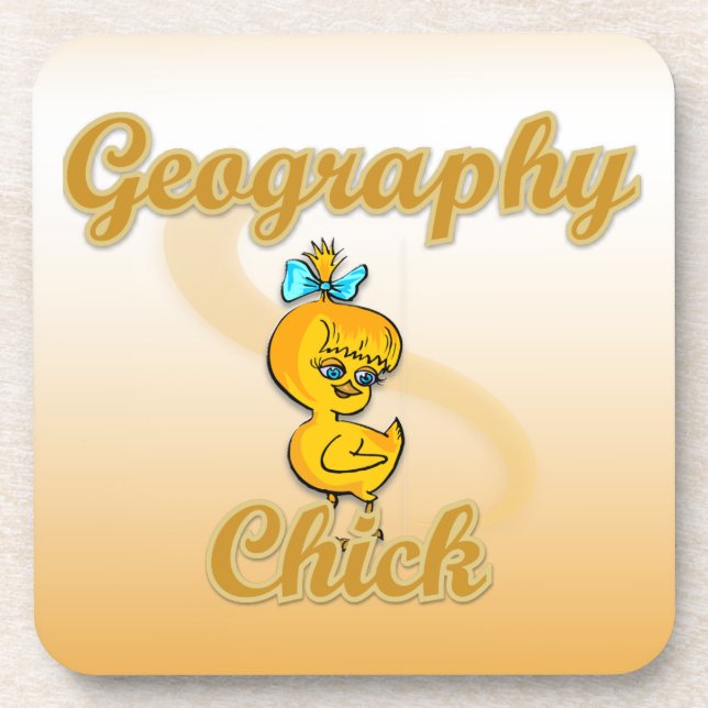 Dessous-de-verre Géographie Chick (Devant)