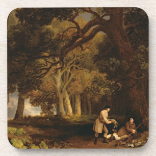 Dessous-de-verre George Stubbs un repos après tir (huile sur le