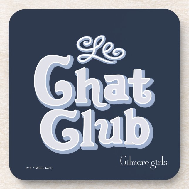 Dessous-de-verre Gilmore Girls | Le Club Conversation (Devant)