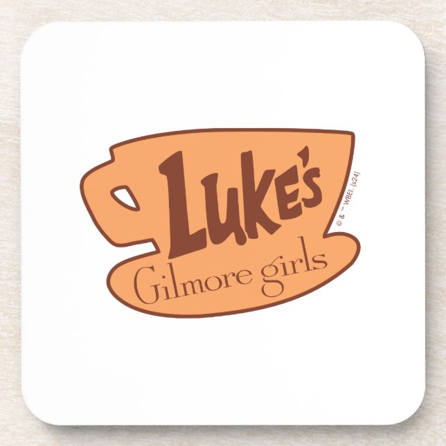Dessous-de-verre Gilmore Girls | Logo Luke's Diner (Devant)