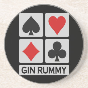 Dessous de verre Gin Rummy