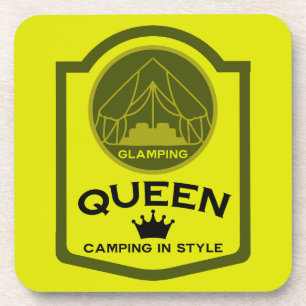 Dessous-de-verre Glamping Queen Camping En Style