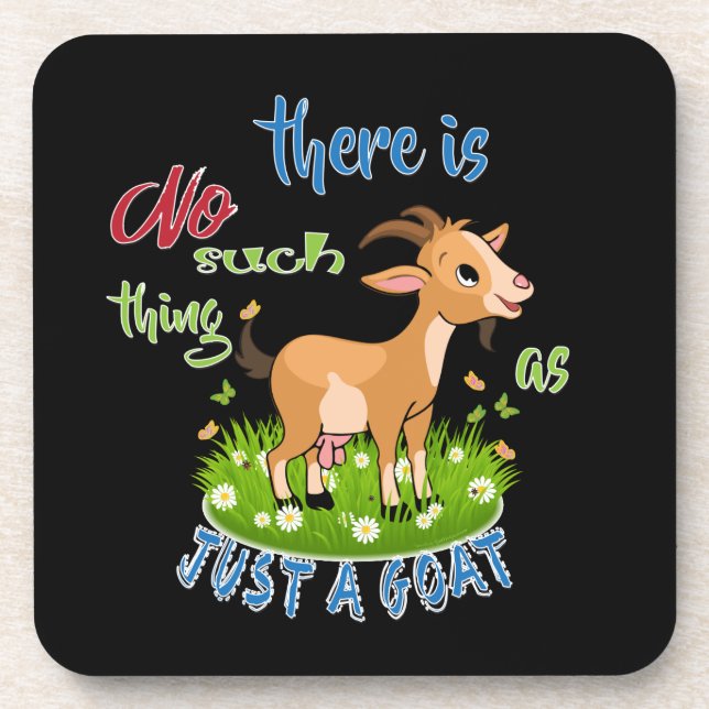 Dessous-de-verre GOAT Lover | Just a Goat GetYerGoat™ (Devant)