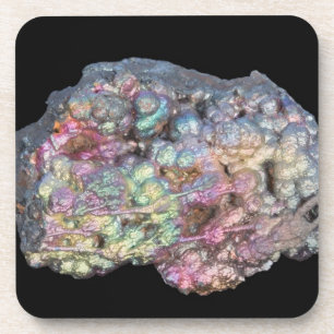 Dessous-de-verre Goethite montrant l'irisation