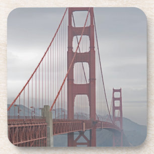 Dessous-de-verre Golden gate bridge en brume