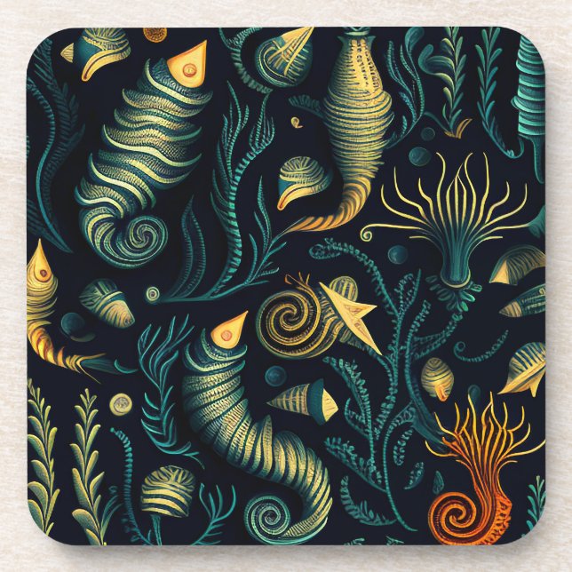 Dessous-de-verre Golden Reefs (Devant)