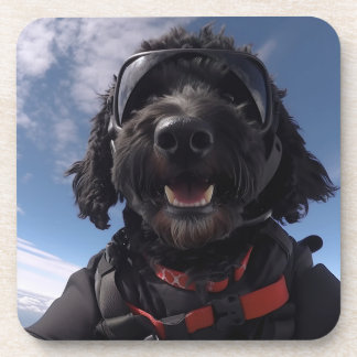 Dessous de verre Goldendoodle de Skydiving