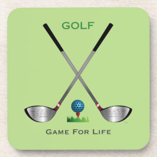Dessous-de-verre GOLF - Jeu pour Life Golf Clubs Golf Ball