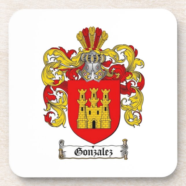 Dessous-de-verre Gonzalez [espagnol] Famille Crest * Beverage Coast (Devant)