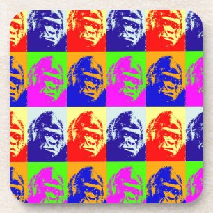 Dessous-de-verre Gorilla Pop Art