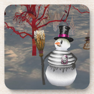Dessous de verre gothiques Snowman