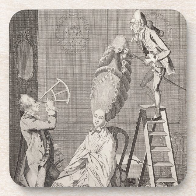 Dessous-de-verre Goût ridicule ou l'absurdité de dames, pub. par (Devant)