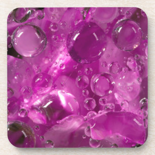 Dessous-de-verre Gouttes d'eau sur fleur, Californie
