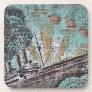 Dessous-de-verre Graffiti de bateau