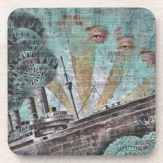 Dessous-de-verre Graffiti de bateau