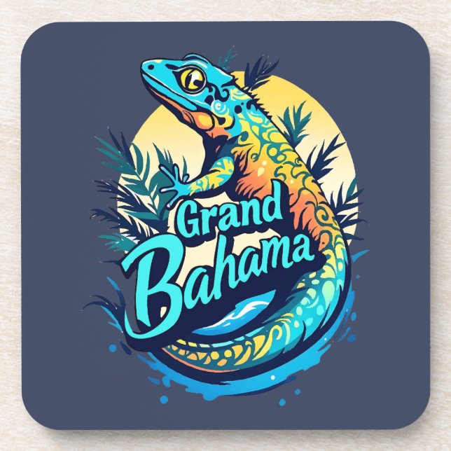 Dessous-de-verre Grand Bahama Caribbean Gecko (Devant)