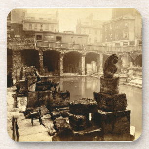 Dessous-de-verre Grand Bath romain, Bath (photo de b/w)