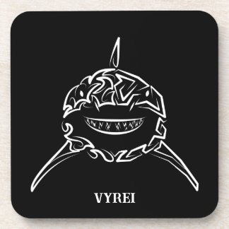 Dessous-de-verre Grand requin blanc de la tribu noire et blanche
