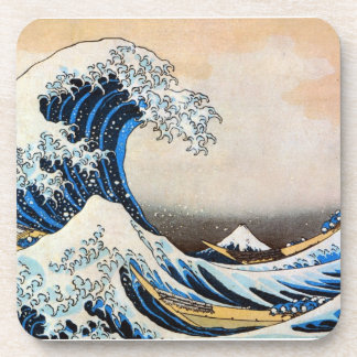 Dessous-de-verre Grande vague, Hokusai, Ukiyo-e