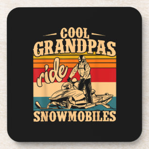 Dessous-de-verre Grandpas cool randonnée Motoneige Motoneige Motone