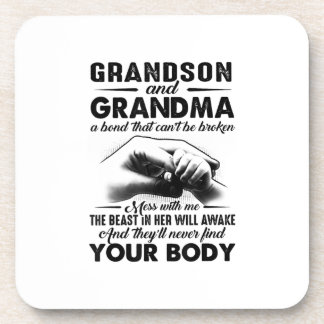 Dessous-de-verre Grandson et grand-mère Bond.