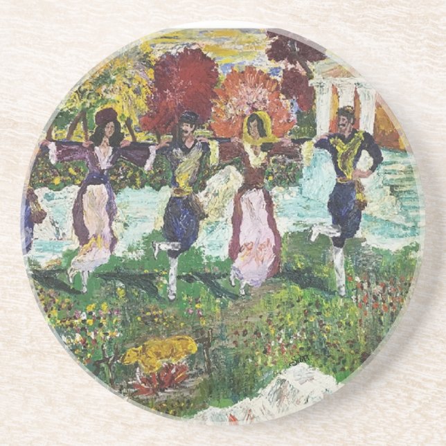 Dessous de verre : Grecian Festival (Devant)