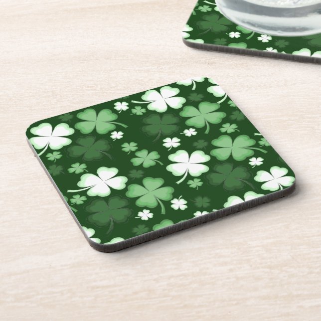 Dessous-de-verre Green Shamrock (Côté gauche)