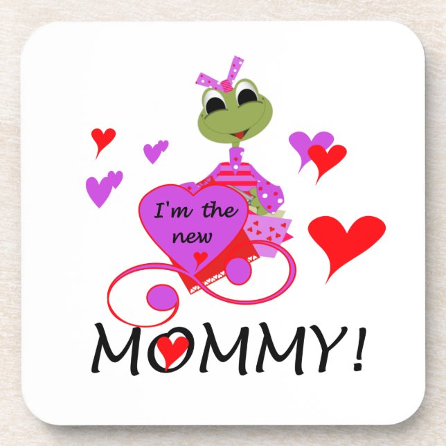 Dessous-de-verre Grenouille Nouveaux cadeaux maman (Devant)