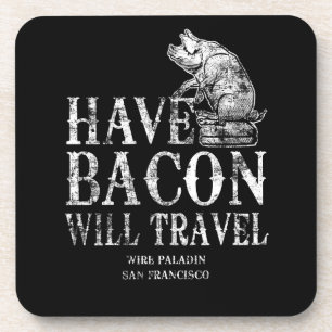 Dessous-de-verre Grunge Avoir Bacon Voyage