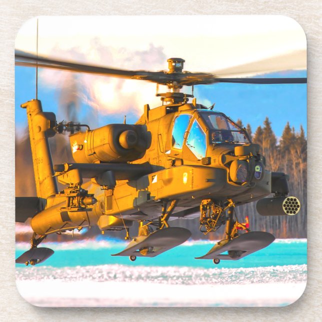 DESSOUS-DE-VERRE GUARDIAN APACHE AH-64E (Devant)