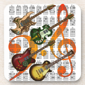 Dessous-de-verre Guitar and Chord 07