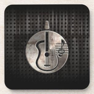 Dessous-de-verre Guitare acoustique rocailleuse