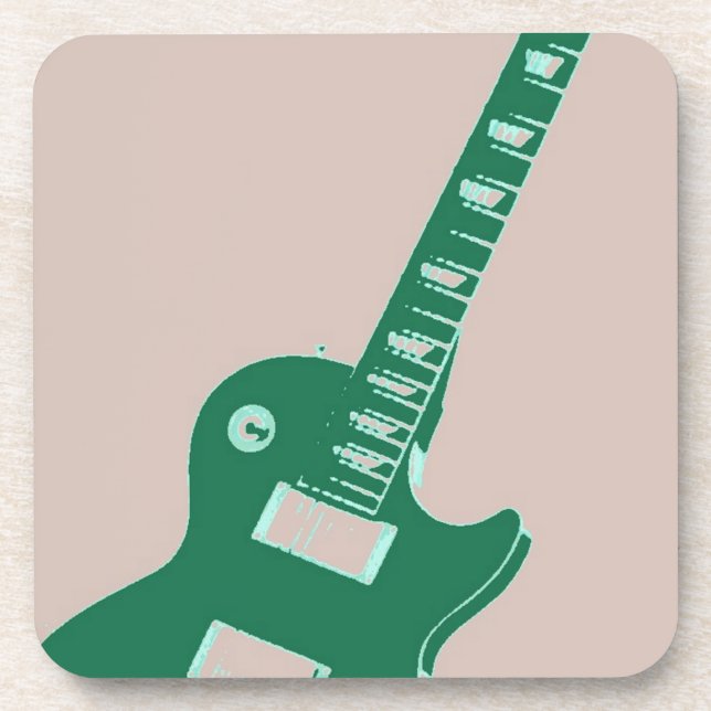 Dessous-de-verre Guitare électrique (Devant)