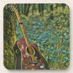 Dessous-de-verre Guitariste Birthday