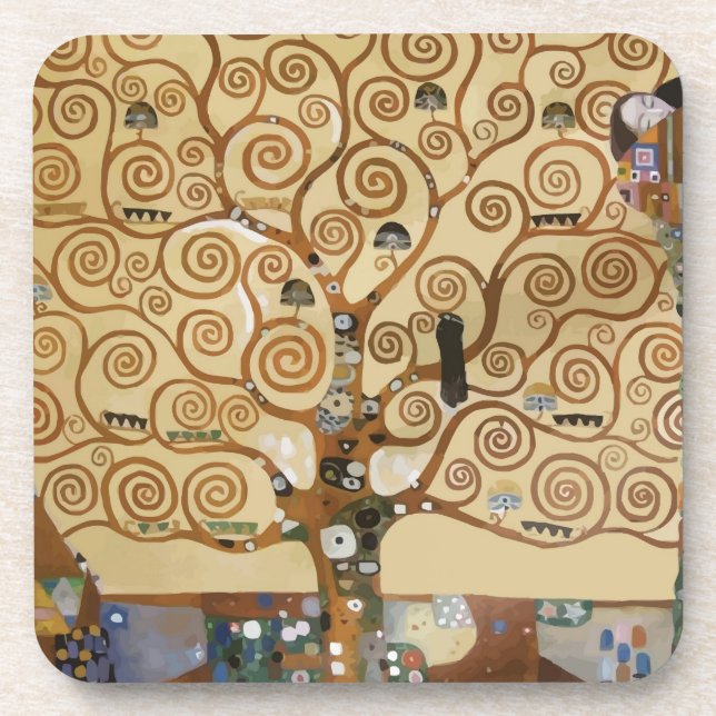Dessous-de-verre Gustav Klimt Arbre De Vie (Devant)