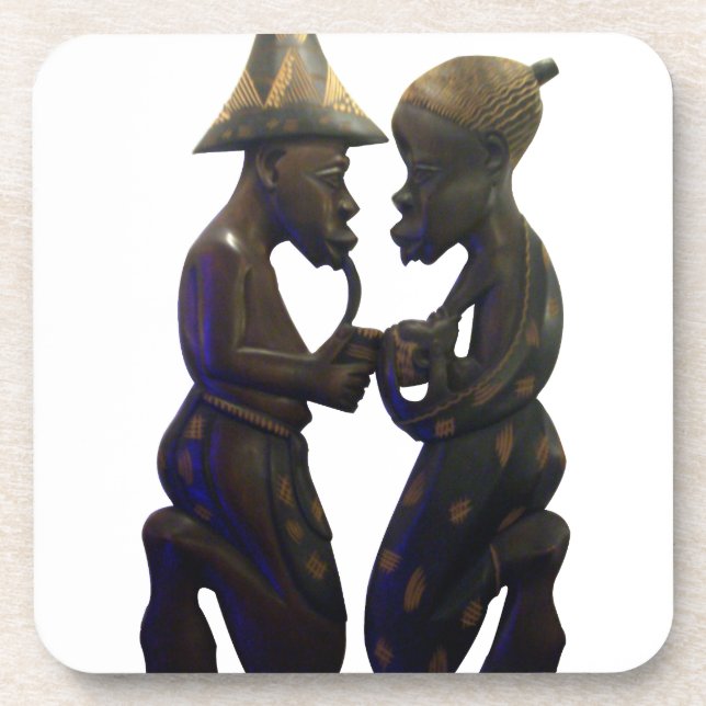 Dessous-de-verre Hakuna Matata S'amuser à l'ancienne est le mieux (Devant)