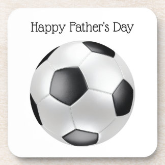 Dessous-de-verre Happy Father's day soccer ball Acrylic Coaster Set