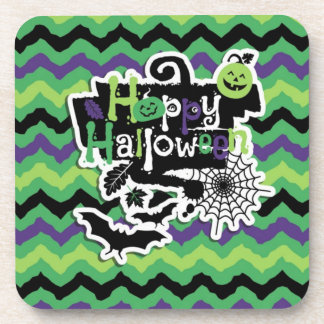 Dessous-de-verre Happy Halloween Éffrayant Fun