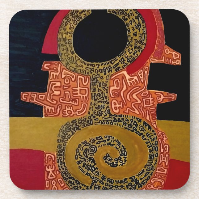 Dessous-de-verre Hard plastic coaster (Devant)