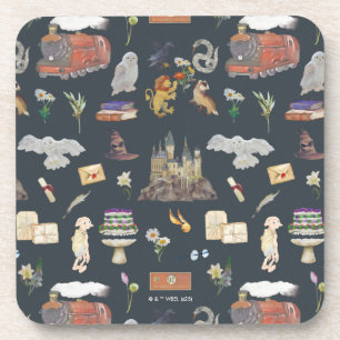 Dessous-de-verre HARRY POTTER™   Motif d'icônes