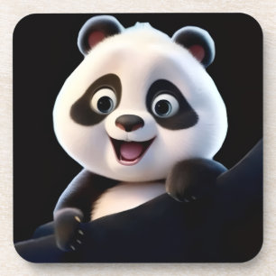 Dessous-de-verre Heureux Petit Panda