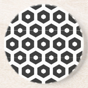 Dessous de verre - hexagones